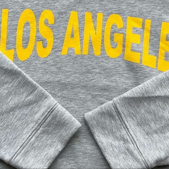 ZARA Los Angeles Cropped Hoodie - Picture 3 of 3